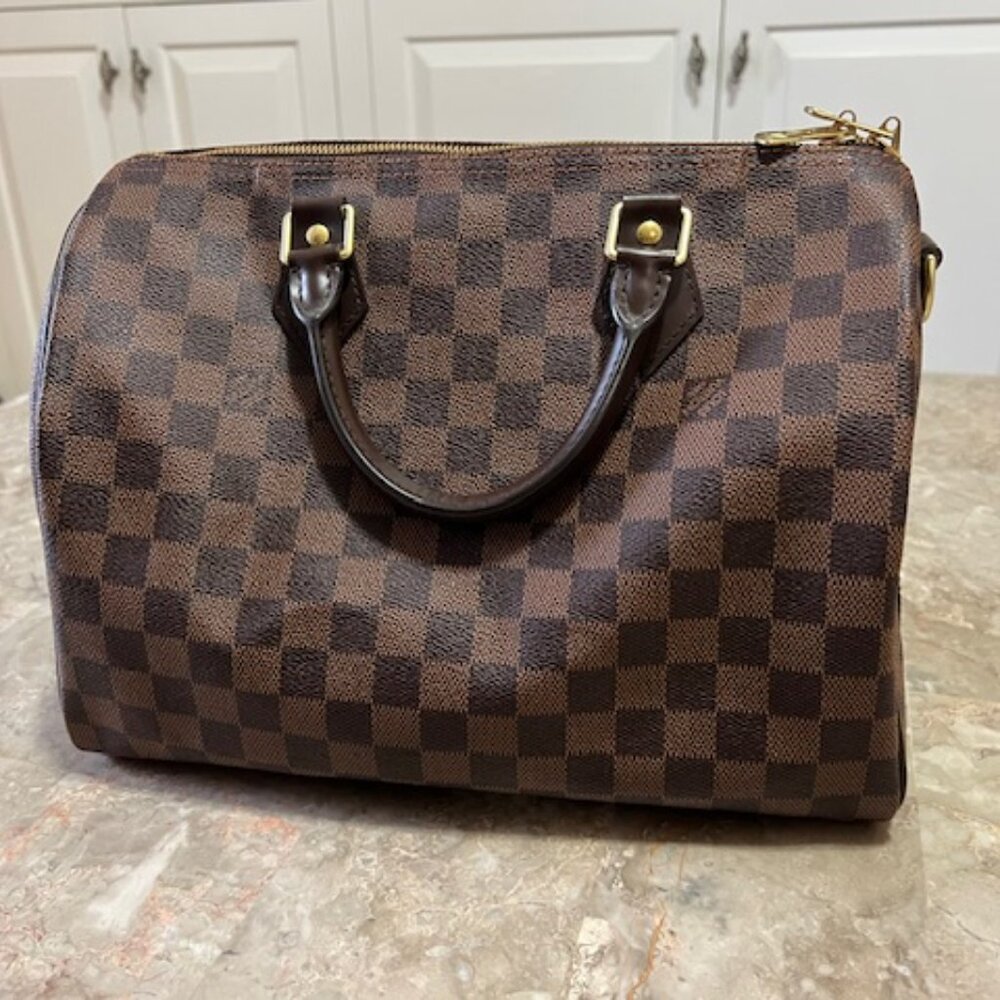 Louis Vuitton Speedy 30 Handbag Damier - Picture 7 of 8